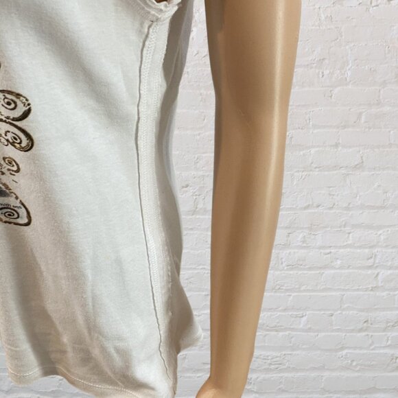 KAVIO! -- White "T" w/Image: "I May Appear Harmless..But I'm Completely Badass" - Picture 6 of 16